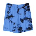 thumbnail image 3 of Diufon Tie-Dye Printed Shorts for Kids Elastic Waist Lounge Shorts Summer Casual Shorts with Pockets, 3 of 4