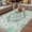 Turquoise, variant on Sage Green Boho Outdoor Rug for Patio/Deck/Porch, Non-Slip Large Area Rug 3 x 5 Ft, Vintage Abstract Art Ethnic Tribe Indoor Outdoor Rugs Washable Area Rugs, Reversible Camping Rug Carpet Runner