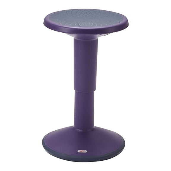 SitWell Wobble Stool, Adjustable Height, Active Seating, Eggplant
