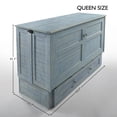 thumbnail image 5 of Poppy Queen Size Murphy Bed Cabinet with Storage & Charging Ports, 5 of 6