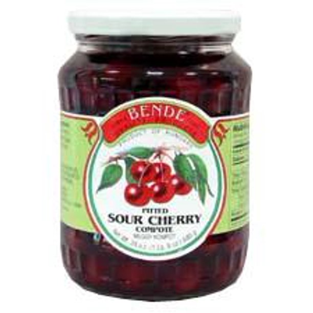 Pitted Sour Cherries Compote (bende) 24oz