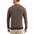 thumbnail image 2 of Tasso Elba Men’s Crewneck Sweater (Brown, Large), 2 of 2