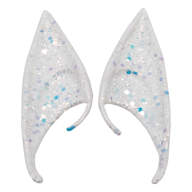 Disfraz de boda de hadas suaves Pixie Sunnimix orejas de elfo de Halloween 12cm Blanco