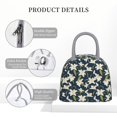 thumbnail image 4 of Disketp Lilies Flowers Bolsa Térmica para Almuerzo, Lonchera con Abertura Amplia y Gran Capacidad, Organizador Reutilizable para Mujeres, Hombres y Adultos, 4 of 6
