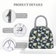 thumbnail image 4 of Disketp Lilies Flowers Bolsa Térmica para Almuerzo, Lonchera con Abertura Amplia y Gran Capacidad, Organizador Reutilizable para Mujeres, Hombres y Adultos, 4 of 6