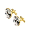 thumbnail image 2 of Deer Stylish Shirt Cufflink Set Made of Stainless Steel for Formal Clothing and Special Occasions, 2 of 6