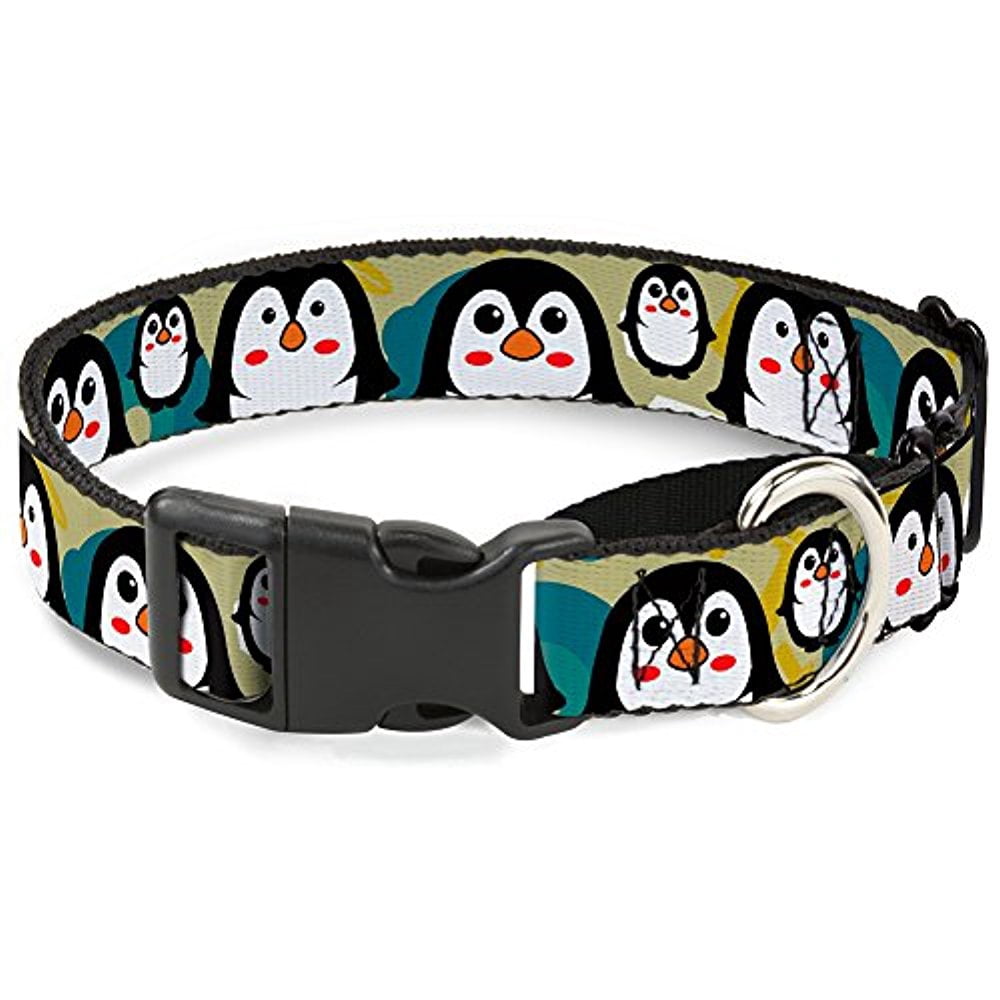 Buckle-Down Penguin Cartoon Martingale Dog Collar