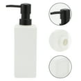 thumbnail image 5 of Unique Bargains 1 Pc Classic Square Soap Pump Dispenser for Laundry Rooms 350ml White Black, 5 of 6