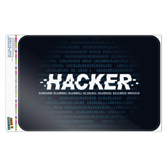Hacker Binary Code Geek Nerd Home Business Office Sign