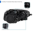 thumbnail image 4 of Spec-D Tuning Black Headlights Compatible with 2006-2009 Volkswagen VW Golf Rabbit Jetta GTI L+R Pair Head Light Lamp Assembly, 4 of 6