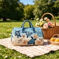 thumbnail image 4 of Twfbrm Quilted Duffle Bag, Beach Style Turtle Pattern Embroidered Weekender Bag with Handle, Large Capacity Luggage Bag Lightweight Carry On Tote & Gym Bag Travel Overnight Bag for Women Men, 4 of 6