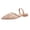 Khaki, variant on Women Mesh Embroidered Bead Flat Slippers Pointed Toe Elegant Slipon Slides Casual Summer, Khaki