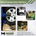 thumbnail image 4 of M MCGUIRE GEAR Nomex Summer Flight Gloves, Fire-Resistant Gloves for Pilots & Mechanics (Sage Green, 9)., 4 of 5
