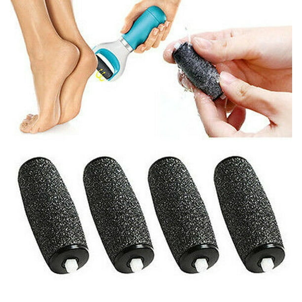 4PCS Replacement Roller Heads Hard Skin Remover Coarse Rollers Electric