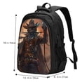 thumbnail image 5 of Cauagu Steampunk Cowboy Cat Print Travel Laptop with USB Charging Port,Extra Large Backpack College Backpack Business Work Bag Casual Daypack Perfert for Men Women, 5 of 7