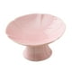 thumbnail image 5 of Soporte de postre de cerámica, frutero con base, elegante plato para aperitivos, mini soporte para tartas, mesa de postres, decoraciones para fiestas Rosa, 5 of 8