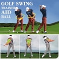 thumbnail image 2 of Golf Training Ball Smart Ball Golf Training Aid Inflatable Swing Training Ball with Inflator Pump and Adjustable Lanyard,Assist Golf Swing Trainer Golf Swing Assistant for Beginner, 2 of 7