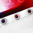 thumbnail image 3 of Gaming Curtains Gamer Curtains Drapes,Red and Blue Lightning Curtains Video Game Gamepad Window Curtains 2 Panels (42Wx90L) Living Room Decor, 3 of 5