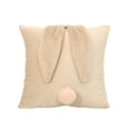 thumbnail image 2 of Hometravel Rabbit Plush Pillow Cover, Easter Living Room Sofa Bedroom Cushion Case, Small Fresh Decorative Cover for Home, Soft Cover for Accent Pillow, Chair, Bed, Bench, Lounge, 2 of 6