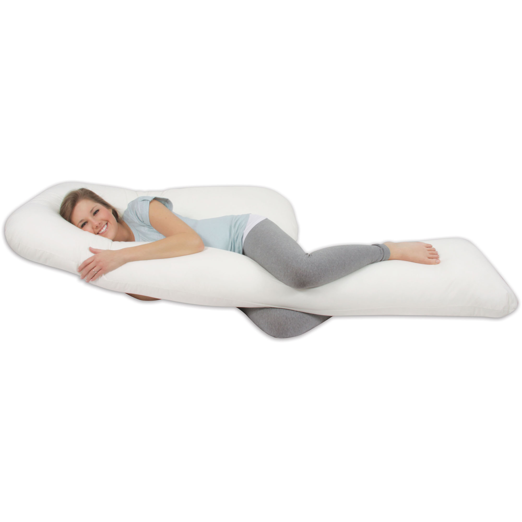 Leachco All Nighter Total Body Pregnancy Pillow, Ivory - image 2 of 5