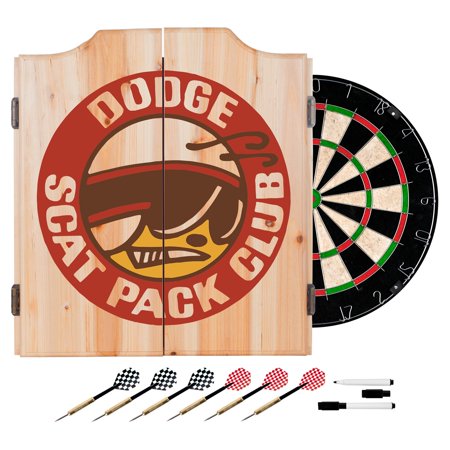 Dodge Dart Cabinet Set with Darts and Board  Scat Pack