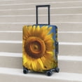 thumbnail image 4 of Salouo Sky Golden Sunflower Field A Pattern Travel Dust-proof Suitcase Cover, Softside Suitcase Protector Luggage Cover Protector for 18-32inch ,Not Included Suitcase, 4 of 8