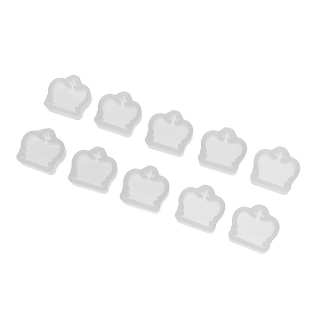 10 piezas de silicona de dibujos animados molde de silicona molde de DIY Sunnimix molde de silicona de la joyería molde 3D