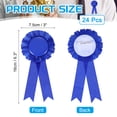 thumbnail image 2 of Uxcell 24 Pcs Cintas de Premio 1er, 2do, 3er Lugar Ganador Cinta de Rosa, Azul, 2 of 7