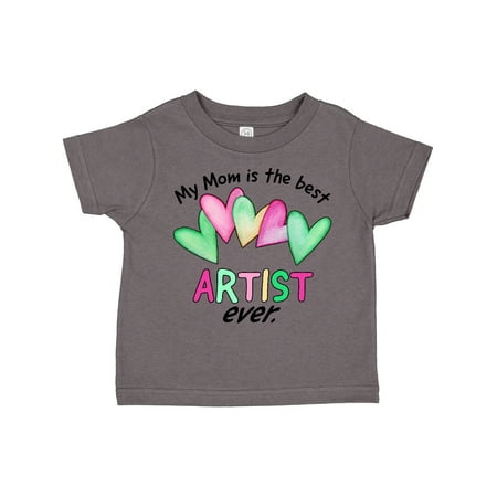 

Inktastic My Mom is the Best Artist Ever Gift Toddler Boy or Toddler Girl T-Shirt