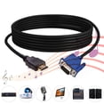 thumbnail image 4 of 1.8m HDMI a 15Pin VGA Cable HDTV Proyector Pantalla - 1080P Cable de video JShteea El nuevo, 4 of 7
