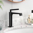 thumbnail image 1 of 9C8218BK Single-Hole Single-handle Bathroom Faucet with Drain Assembly, 1 of 9