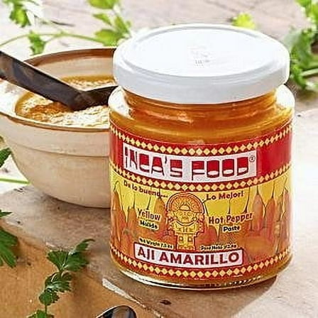 Inca's Food Aji Amarillo Peruvian Yellow Hot Pepper 7.5 oz. (3-Pack)