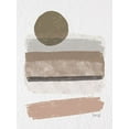 thumbnail image 2 of Rae, Marla 12x14 Gold Ornate Wood Framed with Double Matting Museum Art Print Titled - Striped Abstract 1, 2 of 4