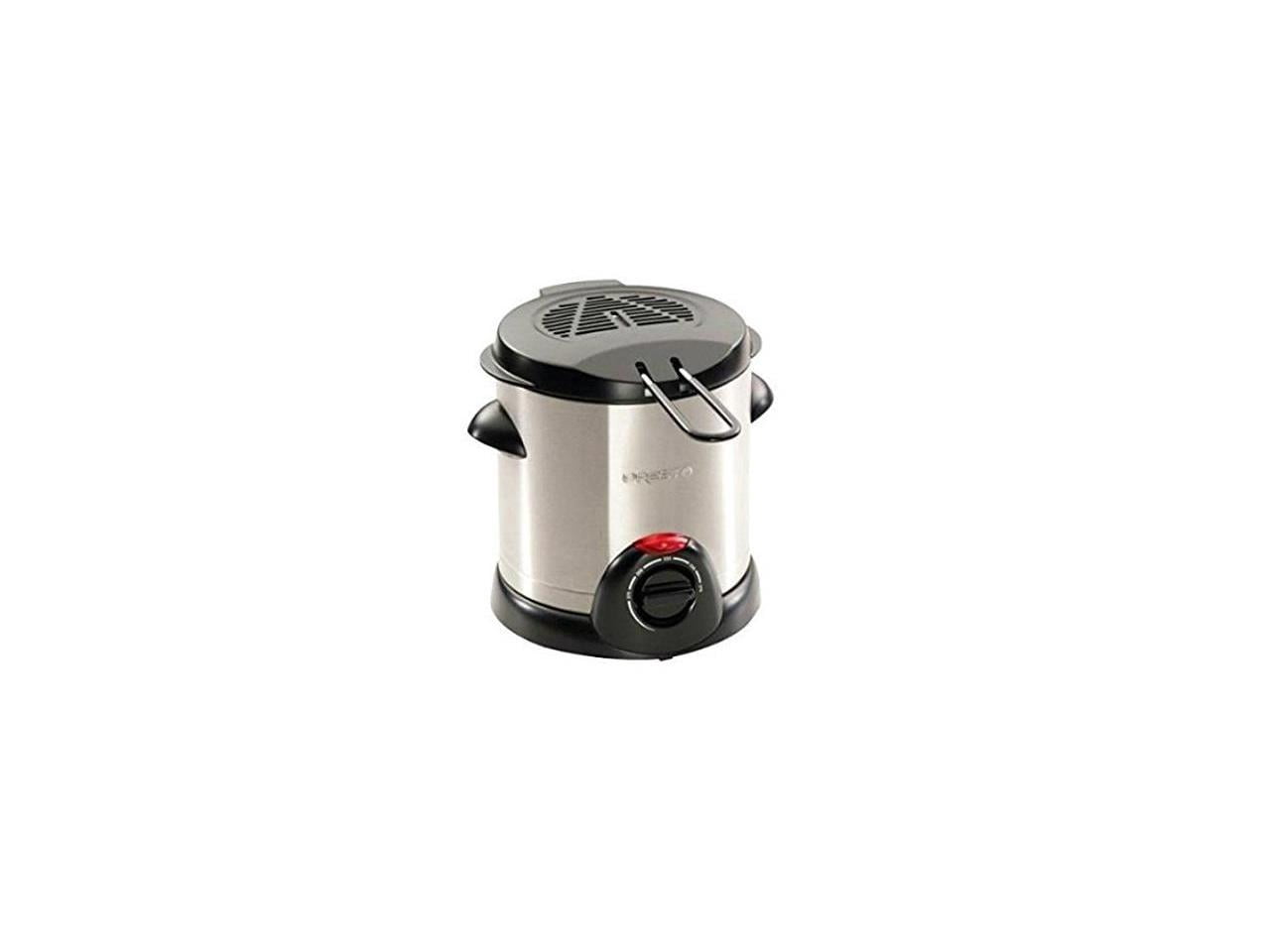 Presto® 1-Liter Stainless Steel Electric Deep Fryer 05470