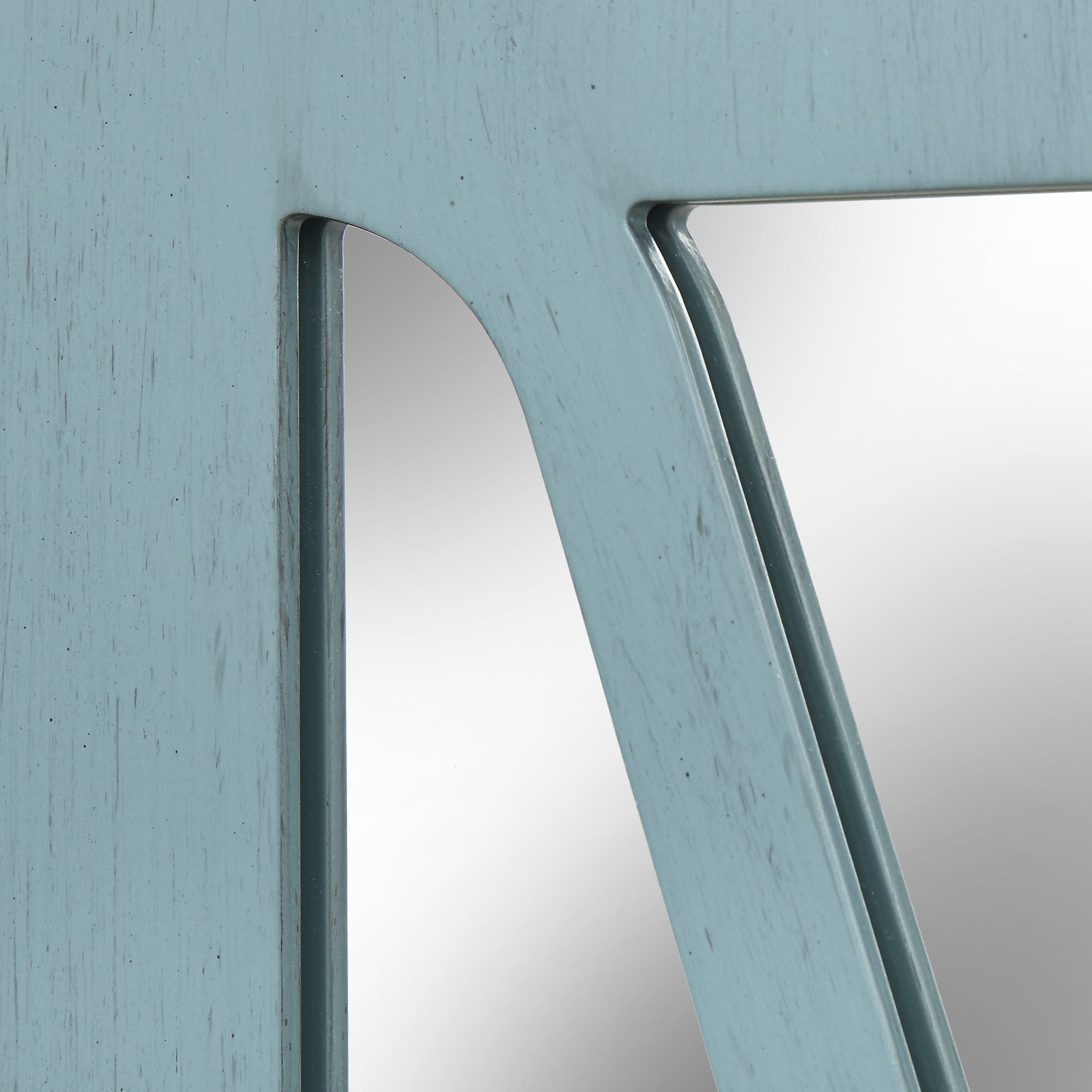 TMS Reflections Buffet Console with Mirrored Doors, Blue