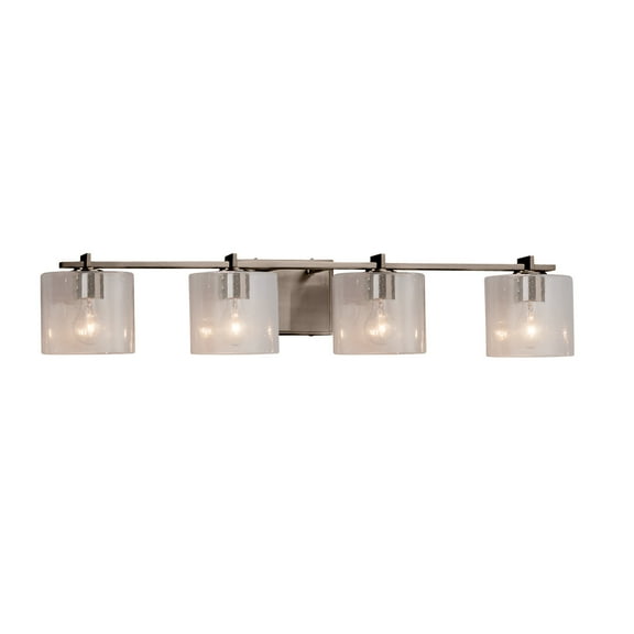 Justice Design Group Fsn-8444-30-Seed Fusion 4 Light 34" Wide Bathroom Vanity Light -