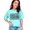 Chalky Mint, variant on Drinks Well with Others, Drinking Themed Quote, Groovy Retro Wavy Text, Ivory Comfort Colors T-Shirt, XL