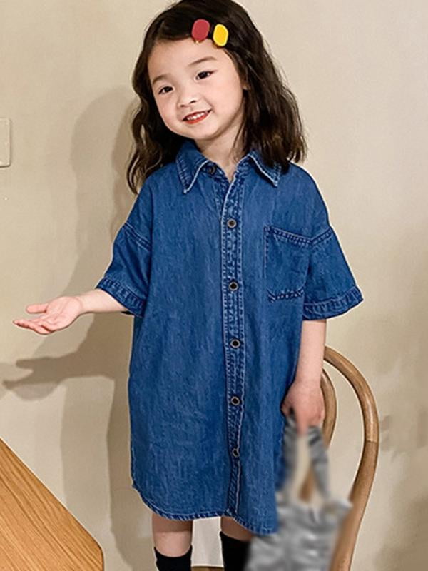 Korean denim dress hotsell