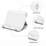 Multi Angle Tablet and Cell Phone Stand Holder, Desktop Device Stand for Compatible Phones, Tablets and E-Readers, TIKA