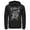 Black, variant on Men's Superman Electrified  Pull Over Hoodie Black Medium