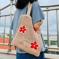 thumbnail image 2 of Kukuzhu Crochet Knit Bag Women Large Beach Bag Stylish Shoulder Bag Hobo Bag for Work School Travel, 2 of 4