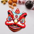thumbnail image 2 of BELOVING Eastern Lion Animal Face Classic Lion Lion Dance for Cosplay Red, 2 of 10