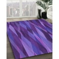 thumbnail image 3 of Ahgly Company Machine Washable Indoor Rectangle Transitional Aztech Purple Area Rugs, 7' x 10', 3 of 7