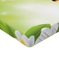 thumbnail image 2 of Ambesonne Tropical Fitted Sheet, Exotic Jungle, Twin XL Size, Green Yellow, 2 of 3