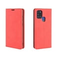 thumbnail image 6 of For Galaxy A21s Retro-skin Business Magnetic Suction Leather Case with Holder & Card Slots &, 6 of 9