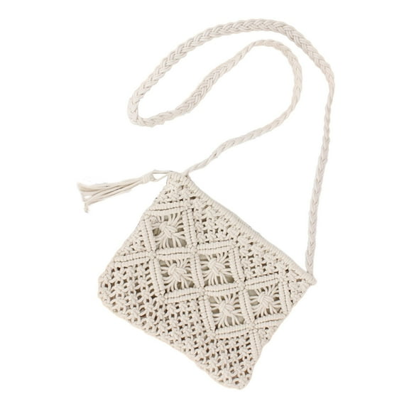 UYUH Unisex Casual Shoulder Bag Womenβs Handwoven Crossbody Purse Summer Beach Clutch Purses Woven Handmade Shoulder Fashionable Trend Shoulder Bag Women for Daily Use Travel and Shopping