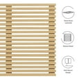 thumbnail image 5 of Modway Render Wall Mount Wood King Headboard with Mounting Hardware in Oak, 5 of 7