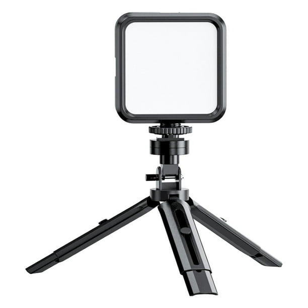 Luz de relleno de video LED RGB CRI80+ portátil ajustable 3000K-6000K regulable Luz+Clip+Trípode