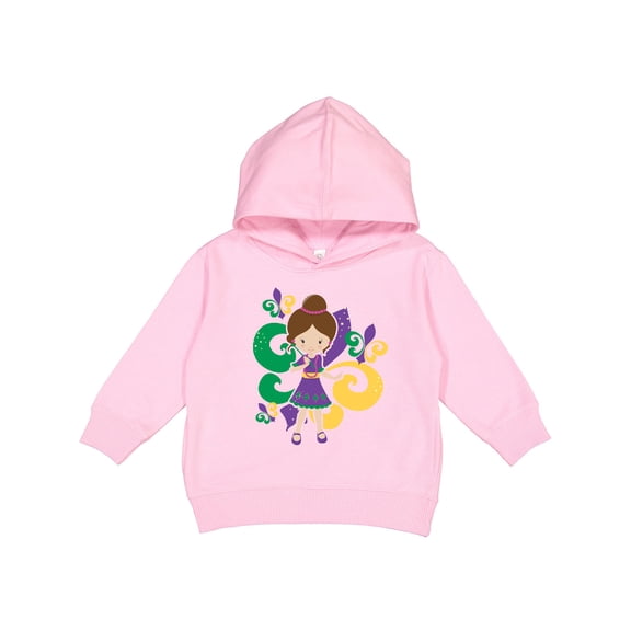 Inktastic Mardi Gras Girl Toddler Hoodie