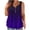 Purple-womens plus size tops, variant on YFNNUP Womens Casual Tank Tops Plus Size Quarter Button V-Neck Tunic T-Shirt Loose Fir Sleeveless Pleated Camisole 2026